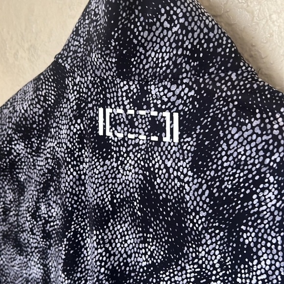 Wolford black and grey speckled long sleeve bodysuit - Picture 12 of 12